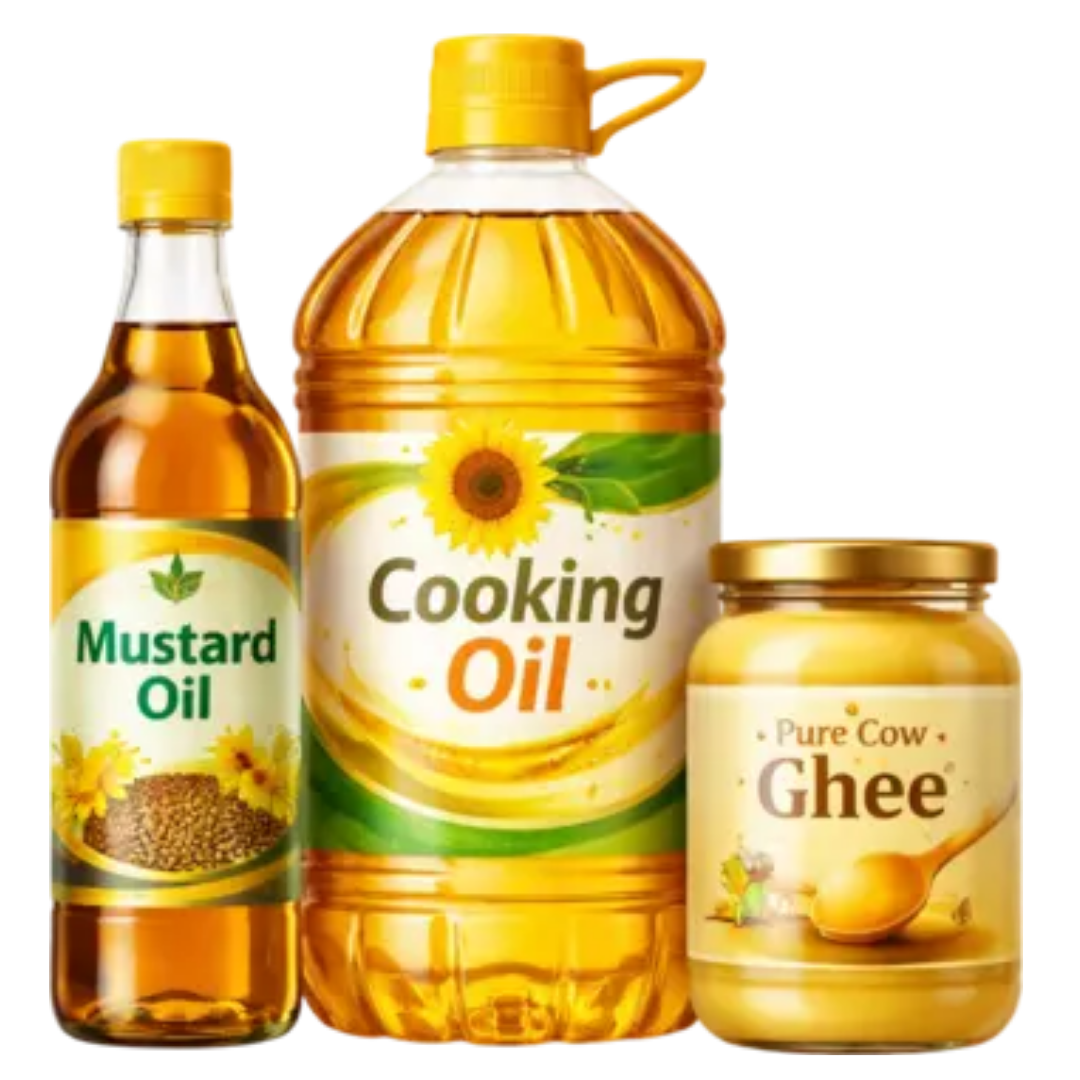 Edible Oils, Ghee, Vinegar & Cooking Fats